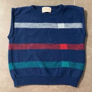 Vintage Pendelton Vest Tank Top Womens M Virgen WoolPlaid Tartan Checked Classic